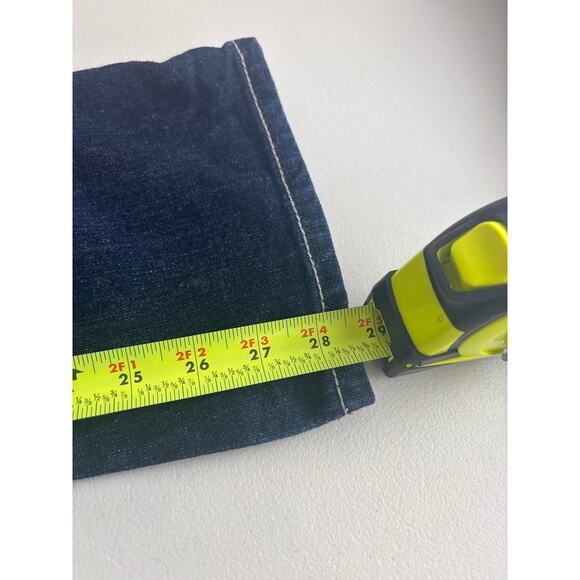 Ariat Fire Resistant Midrise Dark Blue Wash Bootcut Work Jeans Size 28 Short - Picture 14 of 15